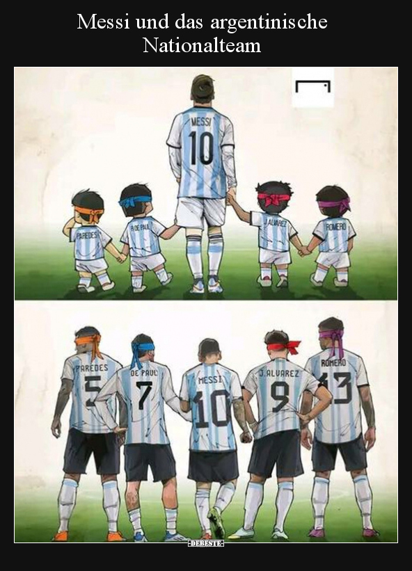 Messi und das argentinische Nationalteam.. - Lustige Bilder | DEBESTE.de