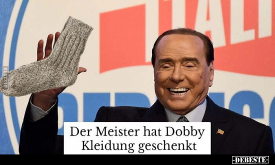Der Meister hat Dobby Kleidung geschenkt.. - Lustige Bilder | DEBESTE.de
