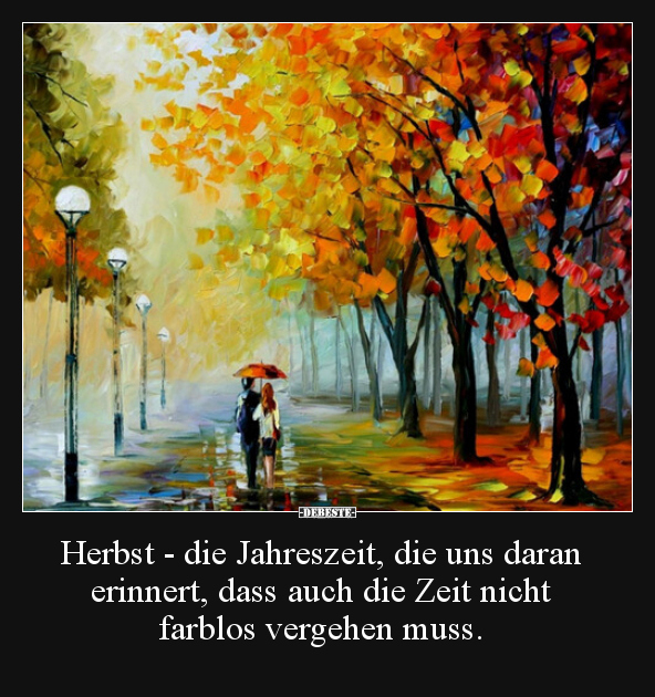 Herbst - die Jahreszeit, die uns daran erinnert, dass auch.. - Lustige Bilder | DEBESTE.de