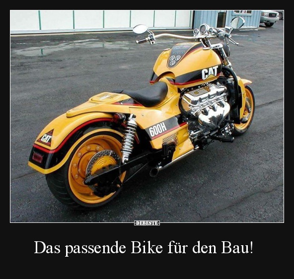 Das passende Bike für den Bau! - Lustige Bilder | DEBESTE.de