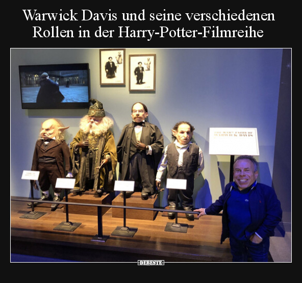 Warwick Davis und seine verschiedenen Rollen in der.. - Lustige Bilder | DEBESTE.de
