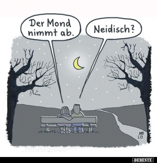 Der Mond nimmt ab.. - Lustige Bilder | DEBESTE.de