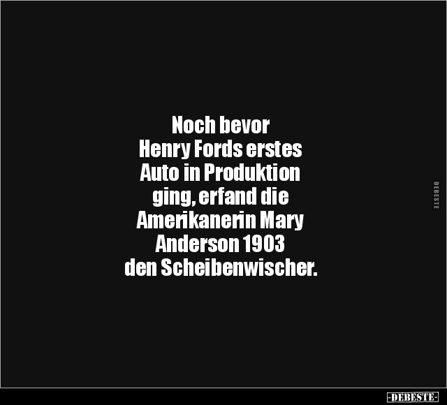 Noch bevor Henry Fords erstes Auto.. - Lustige Bilder | DEBESTE.de