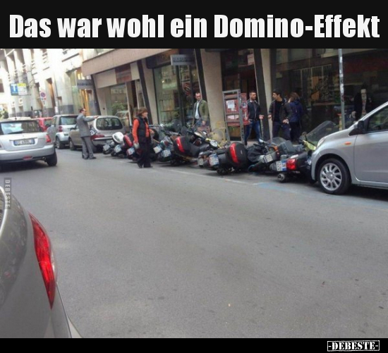 Das war wohl ein Domino-Effekt.. - Lustige Bilder | DEBESTE.de