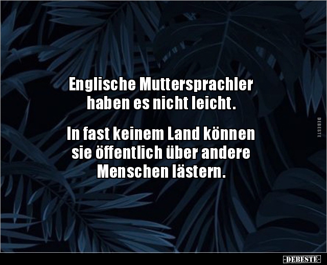Englische Muttersprachler haben es nicht leicht... - Lustige Bilder | DEBESTE.de
