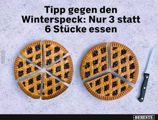 Tipp gegen den Winterspeck... - Lustige Bilder | DEBESTE.de