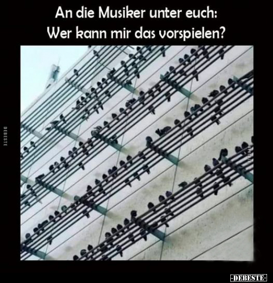 An die Musiker unter euch: Wer kann mir das vorspielen?.. - Lustige Bilder | DEBESTE.de