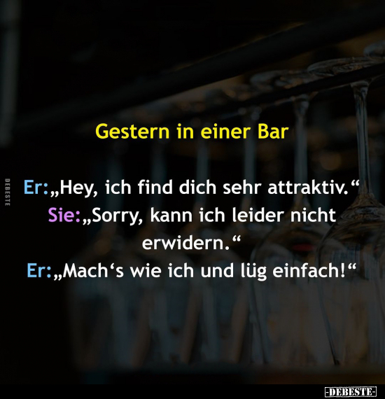 Gestern in einer Bar.. - Lustige Bilder | DEBESTE.de