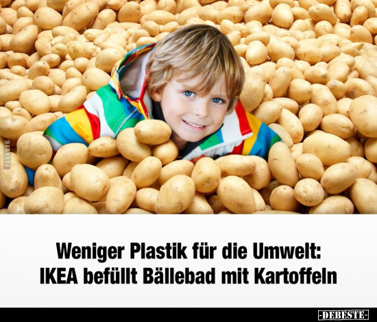 Weniger Plastik für die Umwelt: IKEA befüllt Bällebad mit.. - Lustige Bilder | DEBESTE.de
