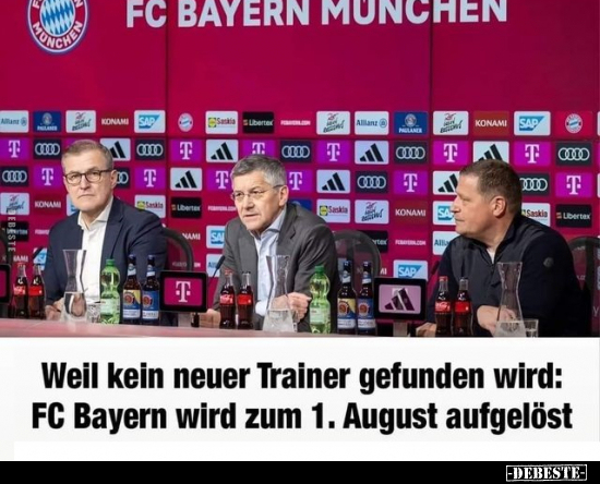 Weil kein neuer Trainer gefunden wird.. - Lustige Bilder | DEBESTE.de