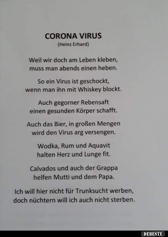 CORONA VIRUS.. - Lustige Bilder | DEBESTE.de