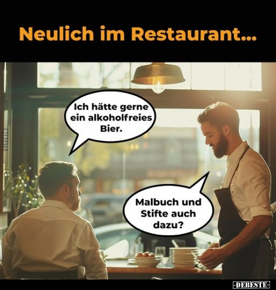 Neulich im Restaurant.. - Lustige Bilder | DEBESTE.de