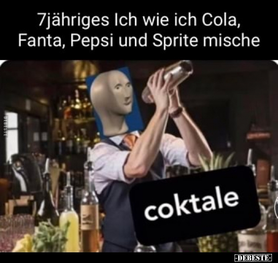 7jähriges Ich wie ich Cola, Fanta, Pepsi und Sprite.. - Lustige Bilder | DEBESTE.de