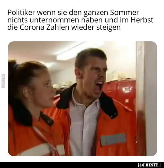 Politiker wenn sie den ganzen Sommer nichts unternommen.. - Lustige Bilder | DEBESTE.de