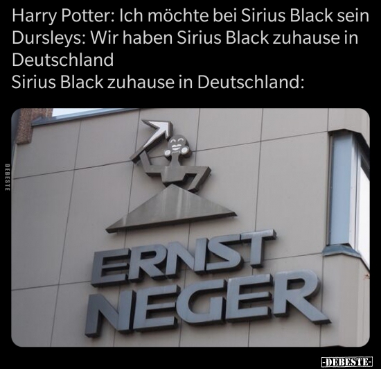 Harry Potter: Ich möchte bei Sirius Black sein Dursleys.. - Lustige Bilder | DEBESTE.de
