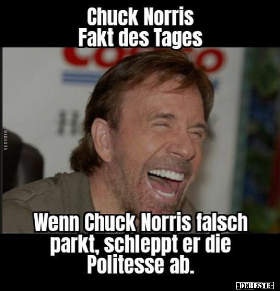 Chuck Norris Fakt des Tages.. - Lustige Bilder | DEBESTE.de