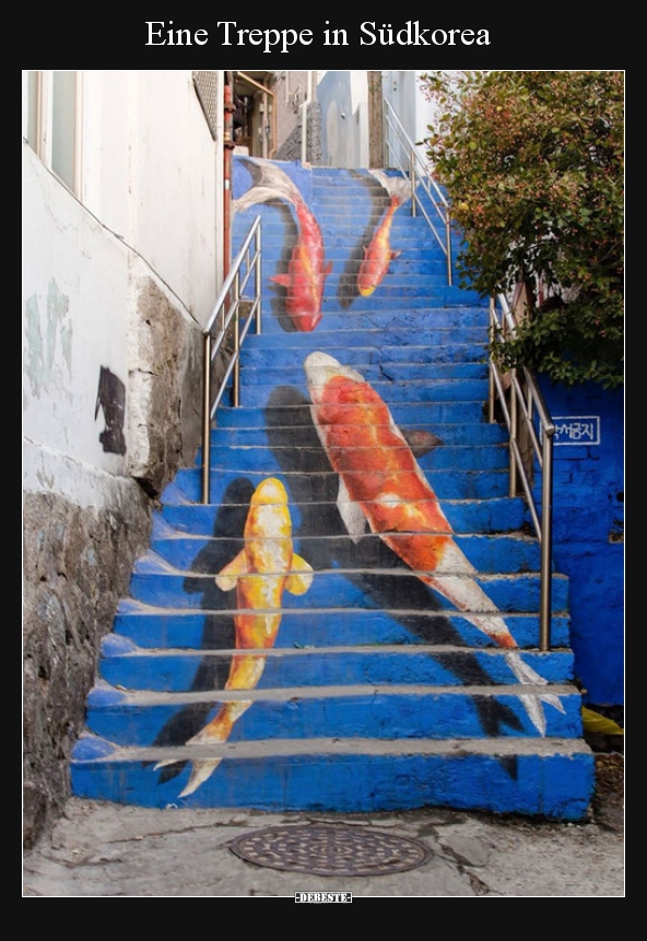 Eine Treppe in Südkorea.. - Lustige Bilder | DEBESTE.de