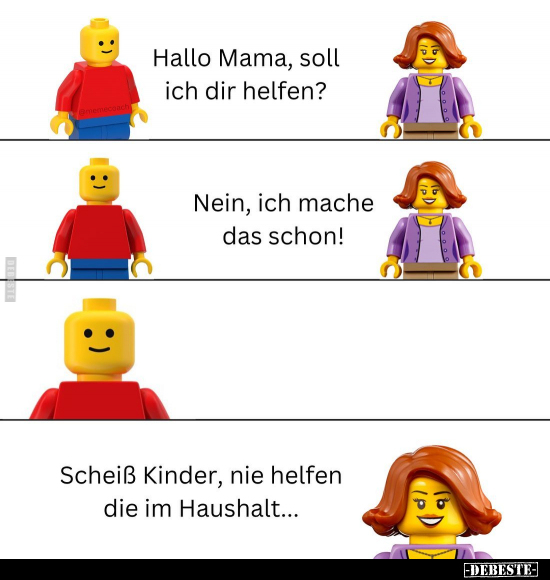 Hallo Mama, soll ich dir helfen?.. - Lustige Bilder | DEBESTE.de