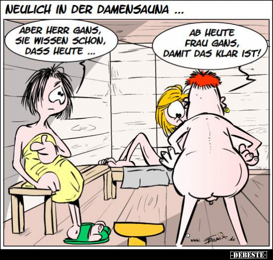 Neulich in der Damensauna... - Lustige Bilder | DEBESTE.de