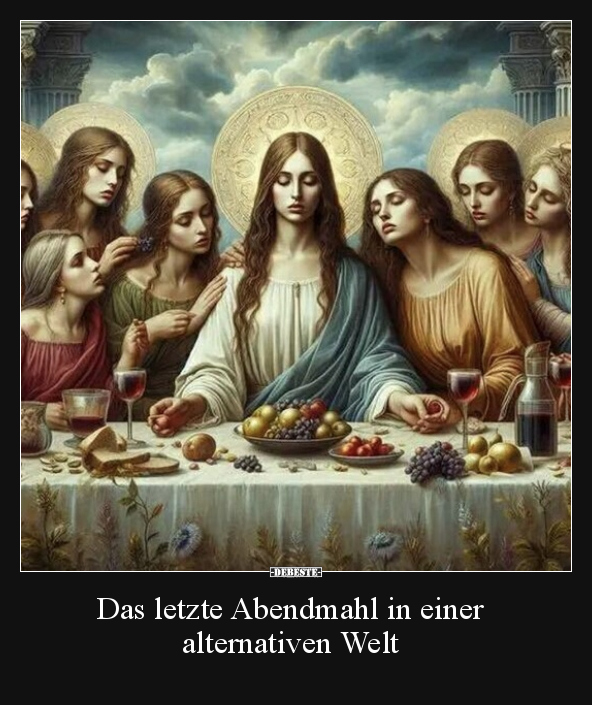 Das letzte Abendmahl in einer alternativen Welt.. - Lustige Bilder | DEBESTE.de