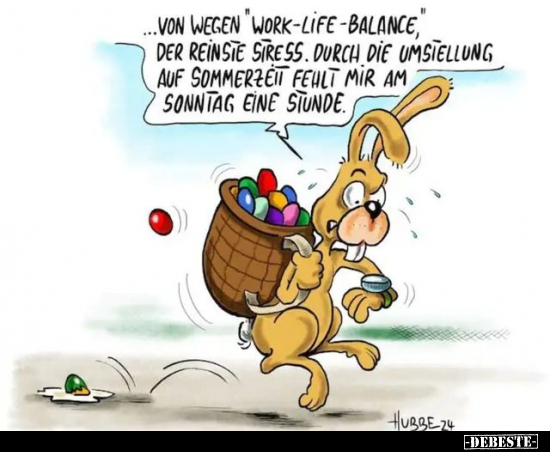....von wegen "Work-Life-Balance," der reinste Stress... - Lustige Bilder | DEBESTE.de