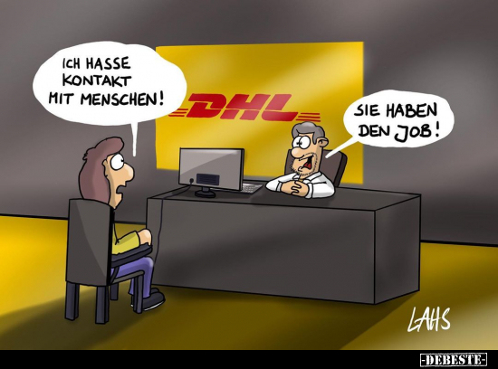 Ich hasse Kontakt mit Menschen! Sie haben den Job!.. - Lustige Bilder | DEBESTE.de