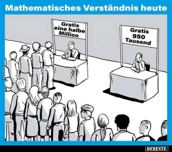 Mathematisches Verständnis heute.. - Lustige Bilder | DEBESTE.de