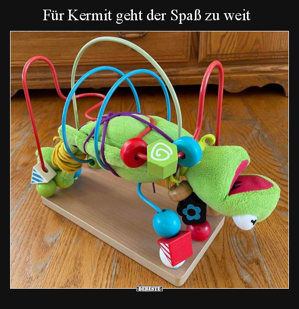 Für Kermit geht der Spaß zu weit.. - Lustige Bilder | DEBESTE.de
