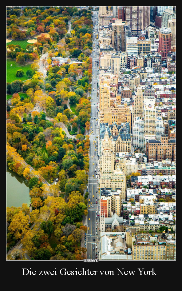 Die zwei Gesichter von New York.. - Lustige Bilder | DEBESTE.de