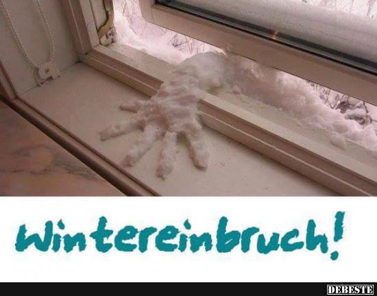 Wintereinbruch!