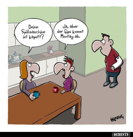 Deine Spülmaschine ist kaputt?.. - Lustige Bilder | DEBESTE.de