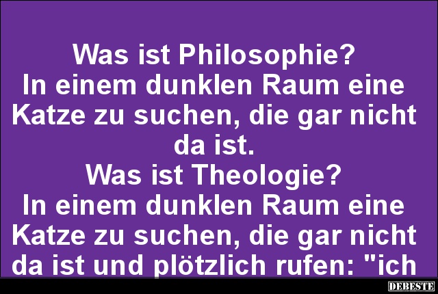 was ist Philosophie? - Lustige Bilder | DEBESTE.de