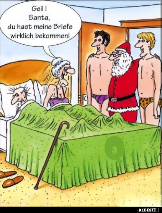 Geil! Santa, du hast meine Briefe wirklich bekommen!.. - Lustige Bilder | DEBESTE.de