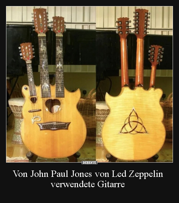Von John Paul Jones von Led Zeppelin verwendete Gitarre.. - Lustige Bilder | DEBESTE.de