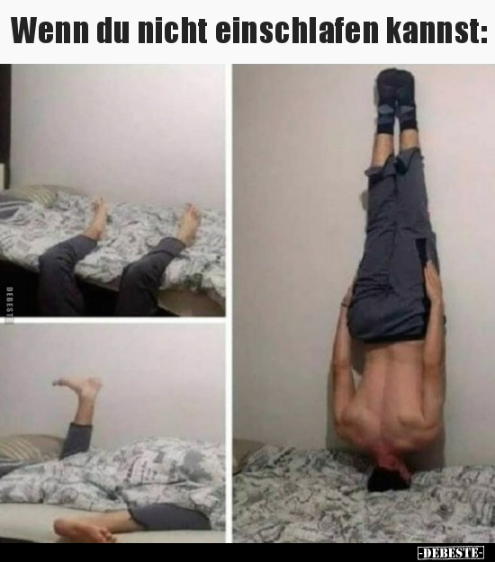 Wenn du nicht einschlafen kannst.. - Lustige Bilder | DEBESTE.de