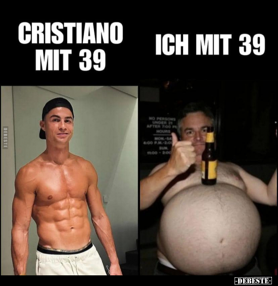 Cristiano mit 39 / ich mit 39.. - Lustige Bilder | DEBESTE.de
