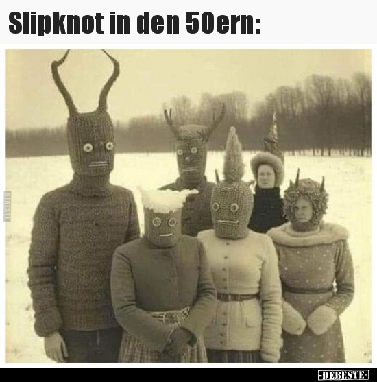 Slipknot in den 50ern.. - Lustige Bilder | DEBESTE.de