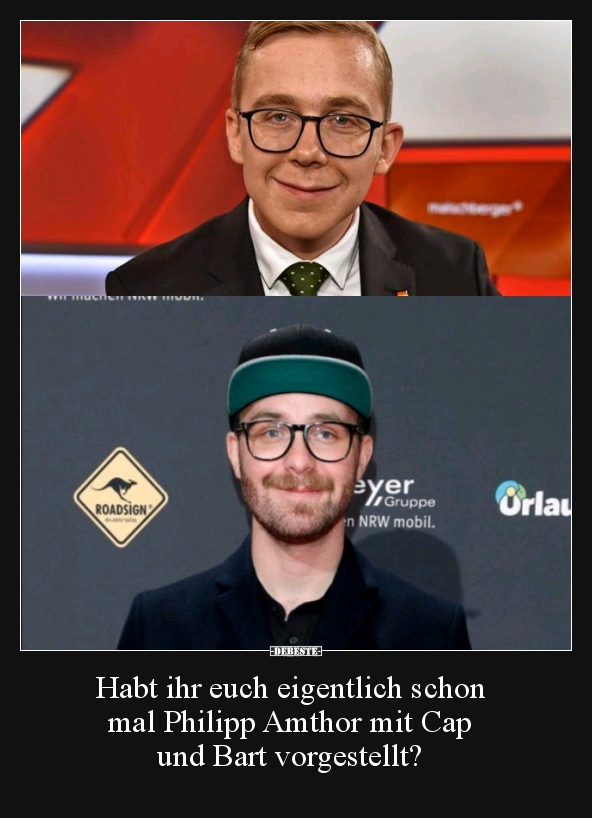 Habt ihr euch eigentlich schon mal Philipp Amthor mit Cap.. - Lustige Bilder | DEBESTE.de