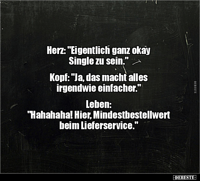 Herz: "Eigentlich ganz okay Single zu sein." - Lustige Bilder | DEBESTE.de
