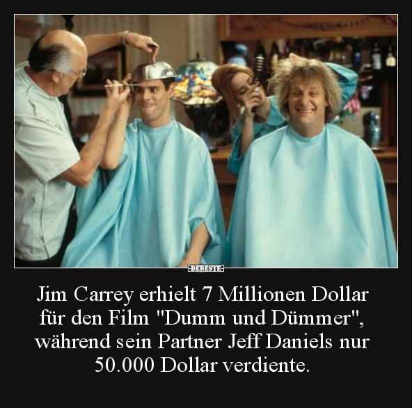 Jim Carrey erhielt 7 Millionen Dollar für den Film "Dumm.." - Lustige Bilder | DEBESTE.de