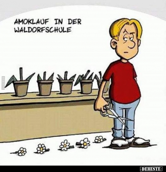 Amoklauf in der Waldorfschule... - Lustige Bilder | DEBESTE.de