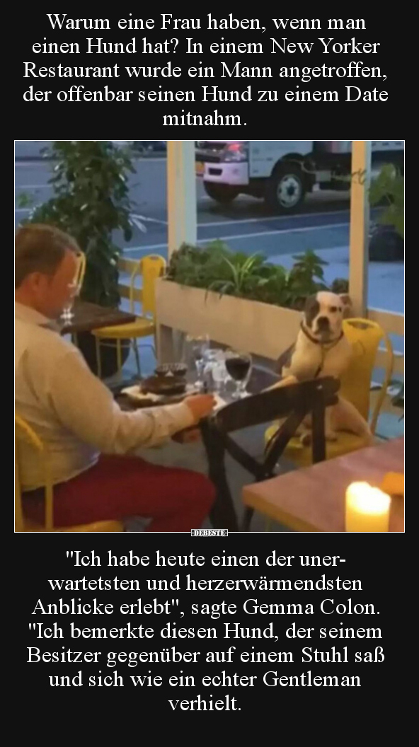 Warum eine Frau haben, wenn man einen Hund hat?.. - Lustige Bilder | DEBESTE.de