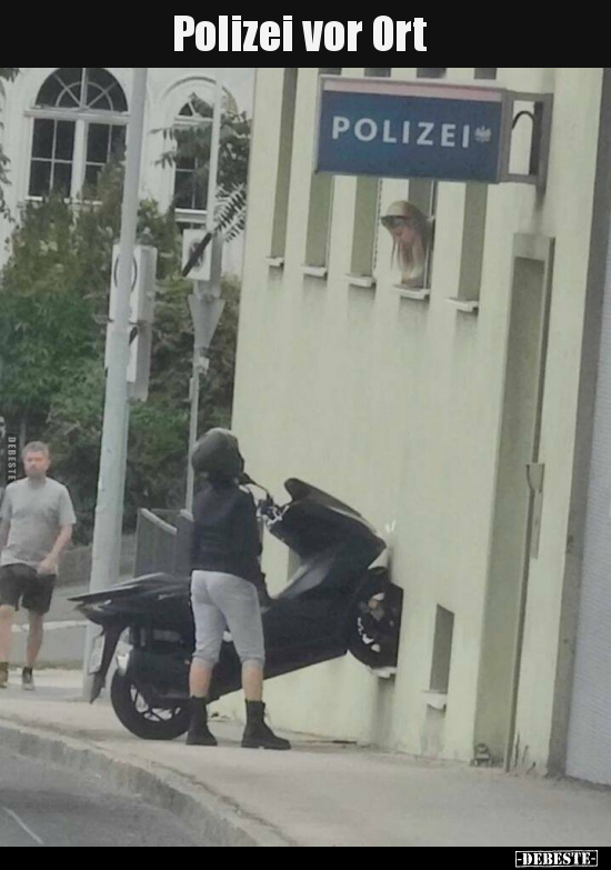 Polizei vor Ort.. - Lustige Bilder | DEBESTE.de