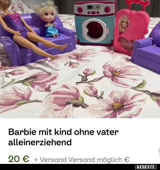Barbie mit kind ohne vater alleinerziehend.. - Lustige Bilder | DEBESTE.de