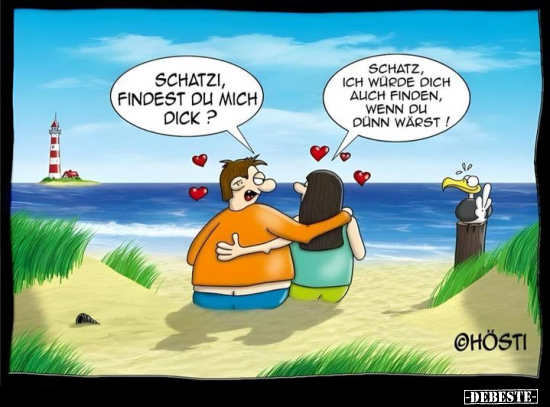 Schatzi, findest du mich dick?.. - Lustige Bilder | DEBESTE.de