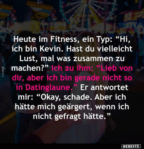 Heute im Fitness, ein Typ:.. - Lustige Bilder | DEBESTE.de