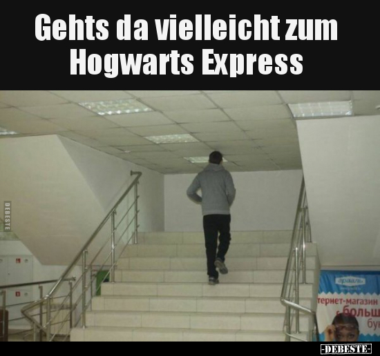 Gehts da vielleicht zum Hogwarts Express.. - Lustige Bilder | DEBESTE.de