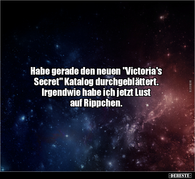 Habe gerade den neuen "Victoria's Secret"... - Lustige Bilder | DEBESTE.de