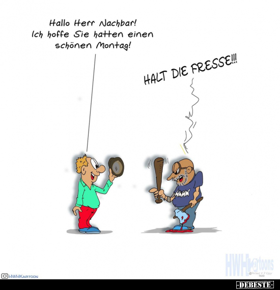 Hallo Herr Nachbar!.. - Lustige Bilder | DEBESTE.de