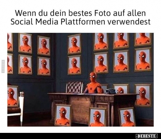 Wenn du dein bestes Foto auf allen Social Media Plattformen.. - Lustige Bilder | DEBESTE.de